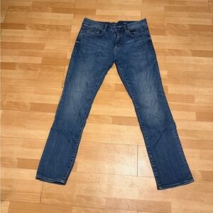 Banana Republic Traveler Slim Fit Soft Cotton free movement Men's Jeans biker 32